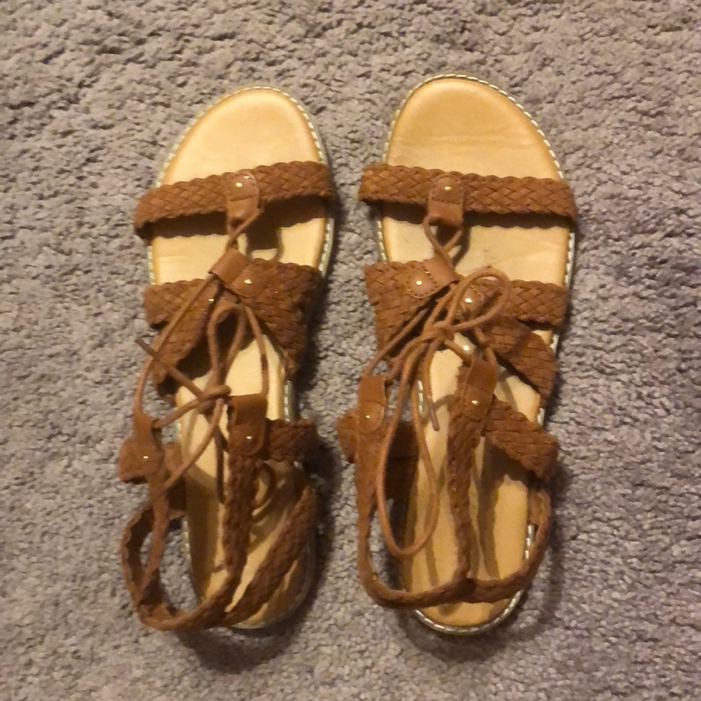 Brown Strapy Sandals
